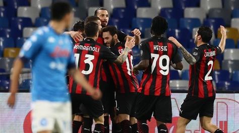 Napoli-Milan 1-3: Ibra stende Gattuso