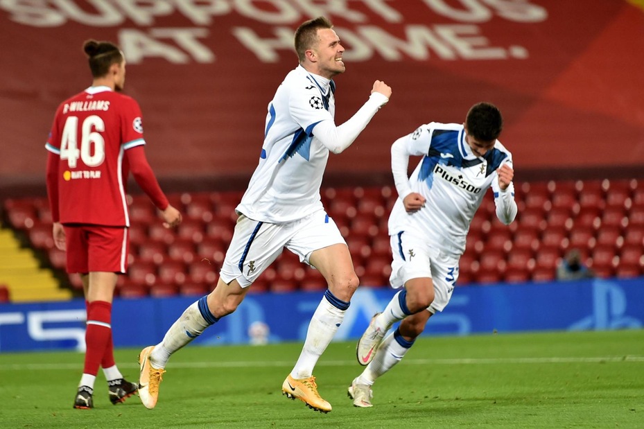 Liverpool-Atalanta 0-2, il tabellino