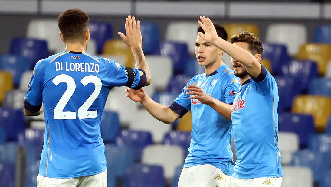 Napoli-Rijeka 2-0, il tabellino
