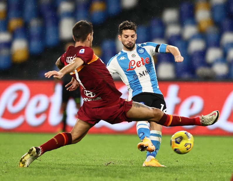 Napoli-Roma 4-0, il tabellino