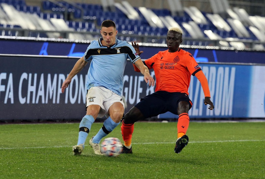 Lazio-Bruges 2-2, il tabellino