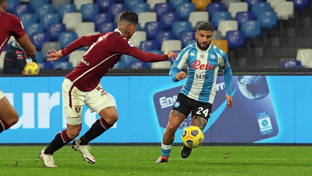 Napoli-Torino 1-1, il tabellino