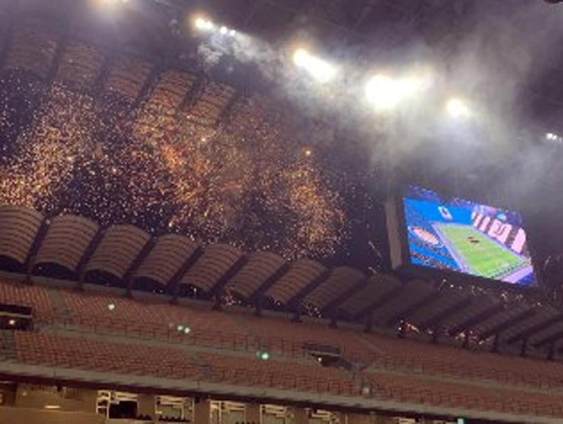 Inter-Juve, fuochi d'artificio a San Siro