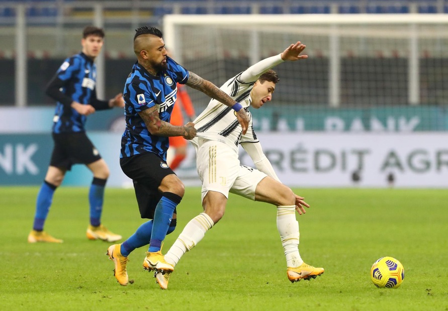 Inter-Juve 2-0, il tabellino