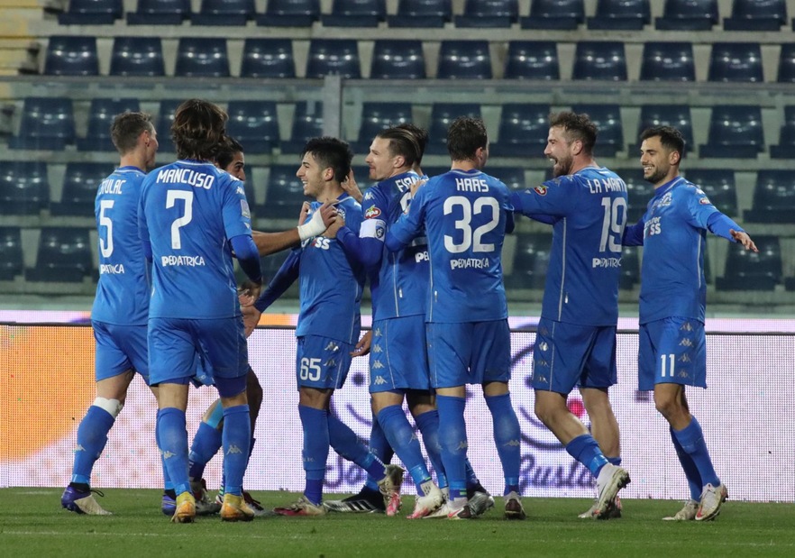 Empoli, che manita alla Salernitana! Primo posto blindato