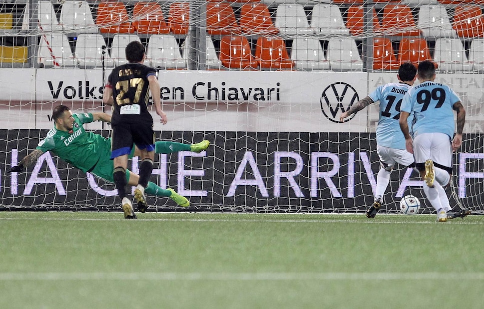 Entella-Pisa 2-1: Koutsoupias firma la rimonta