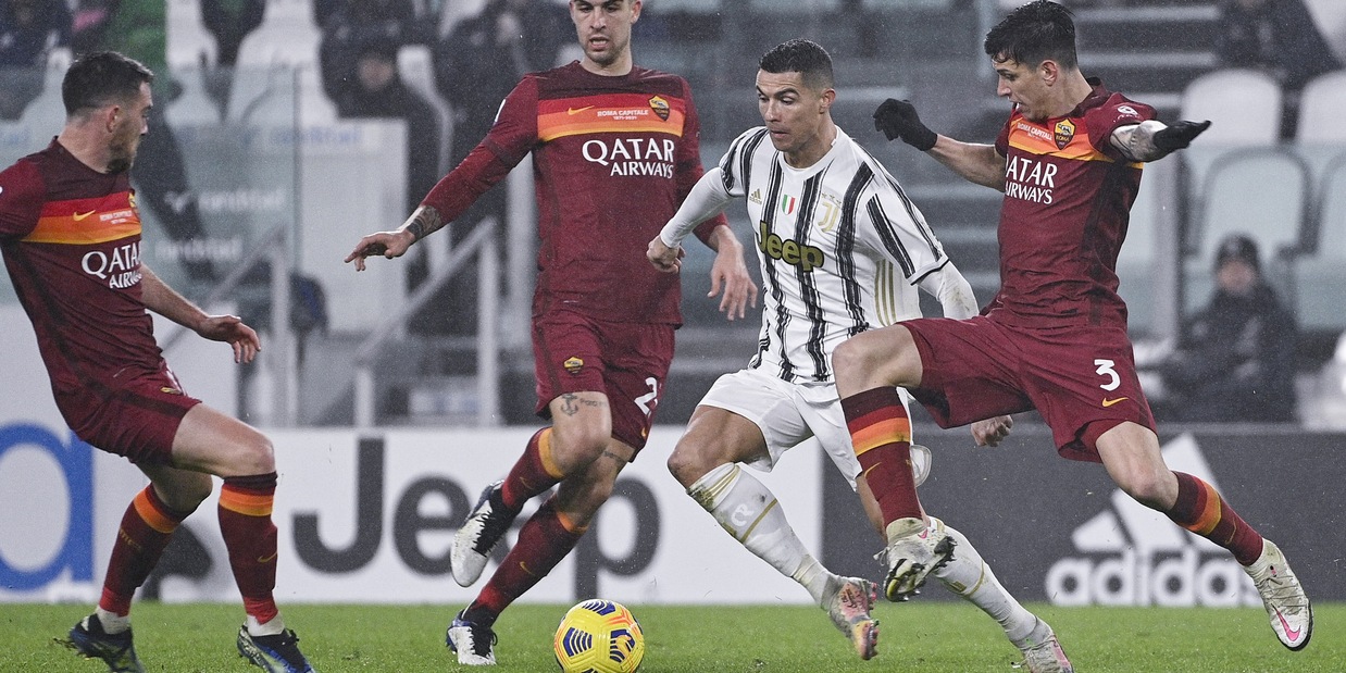 Juve-Roma 2-0, il tabellino