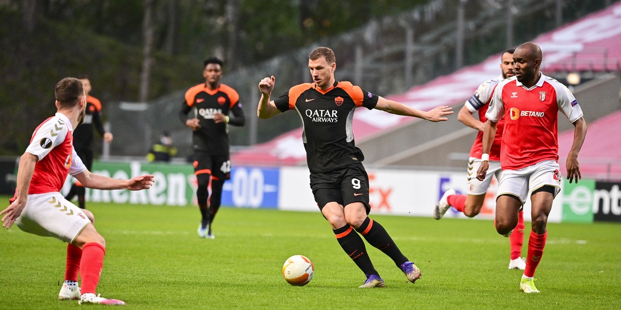 Sporting Braga-Roma 0-2, il tabellino