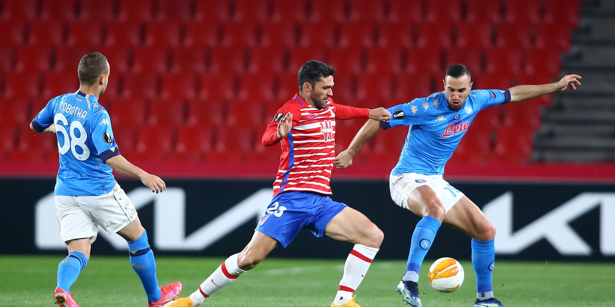 Granada-Napoli 2-0, il tabellino