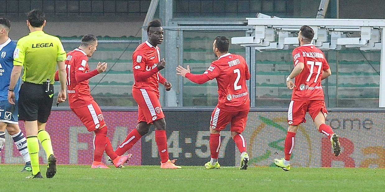 Chievo-Monza 0-1: Balotelli porta Brocchi al 2° posto
