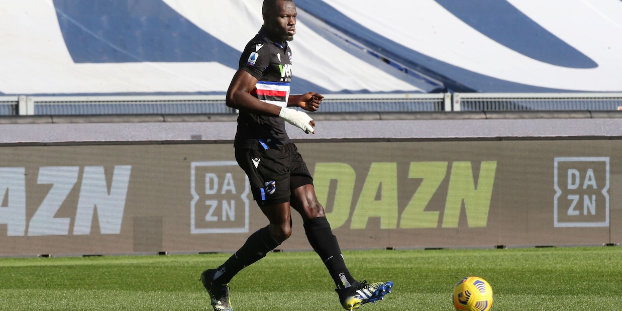 Sampdoria, Colley si ferma: problema muscolare