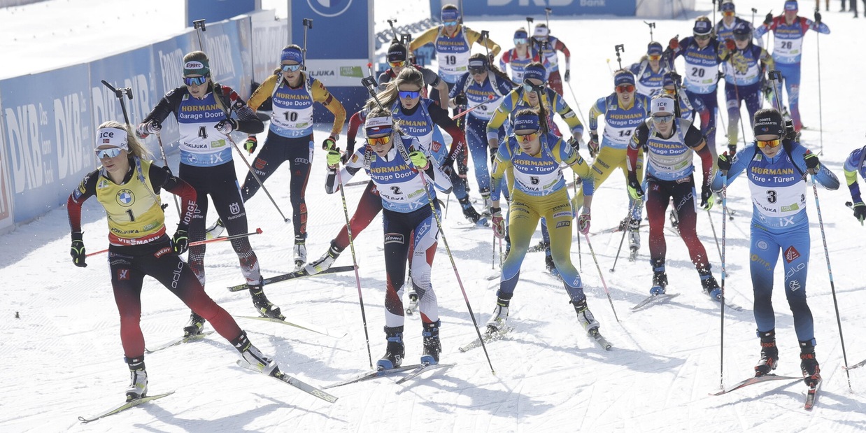 Biathlon, bronzo per l'Italia nella staffetta femminile