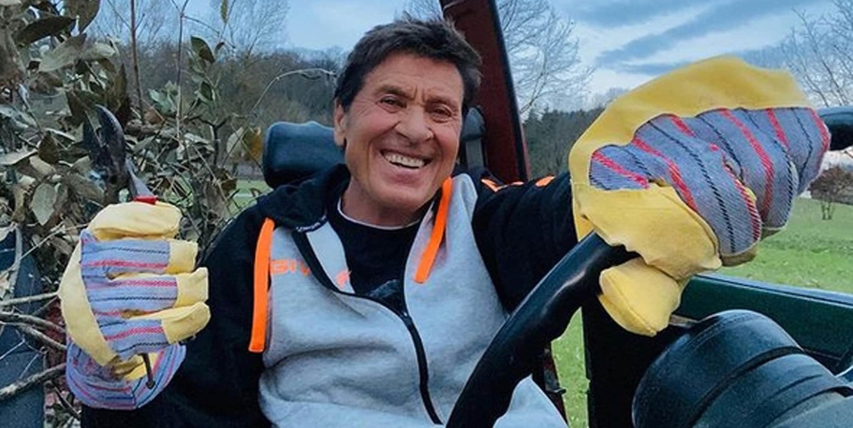 Gianni Morandi ricoverato: incidente in campagna e ustioni