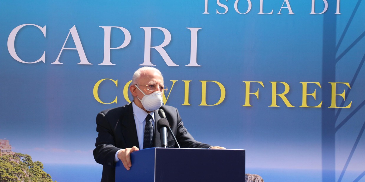 Capri è Covid Free: l'annuncio di De Luca