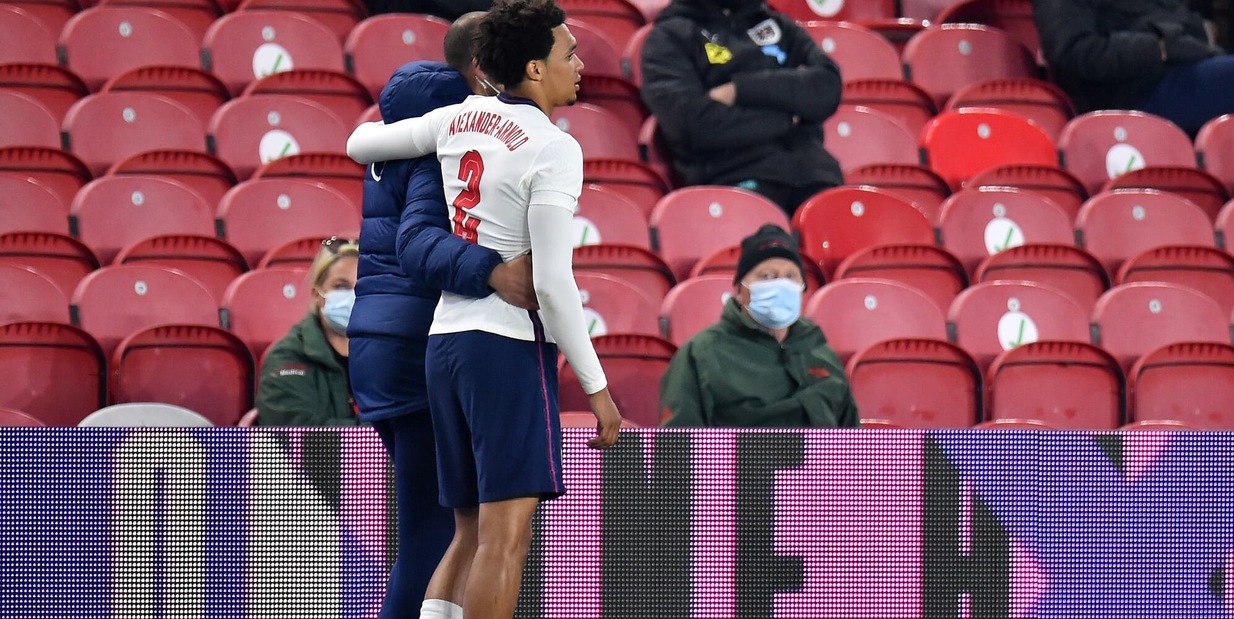 Inghilterra, infortunio Alexander-Arnold: a rischio gli Europei