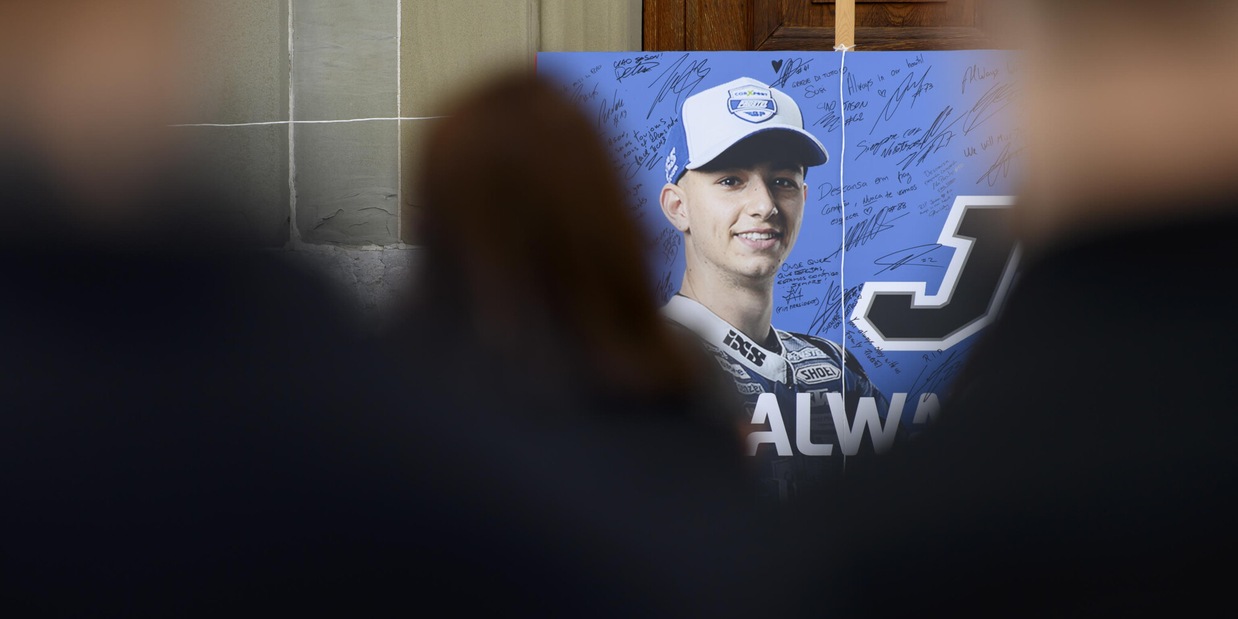 La Moto3 ritira il numero 50 di Jason Dupasquier