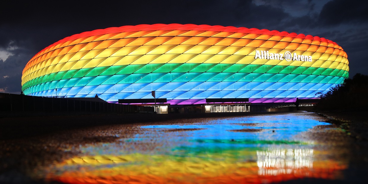 Euro 2020, la Uefa dice no all'Allianz Arena arcobaleno