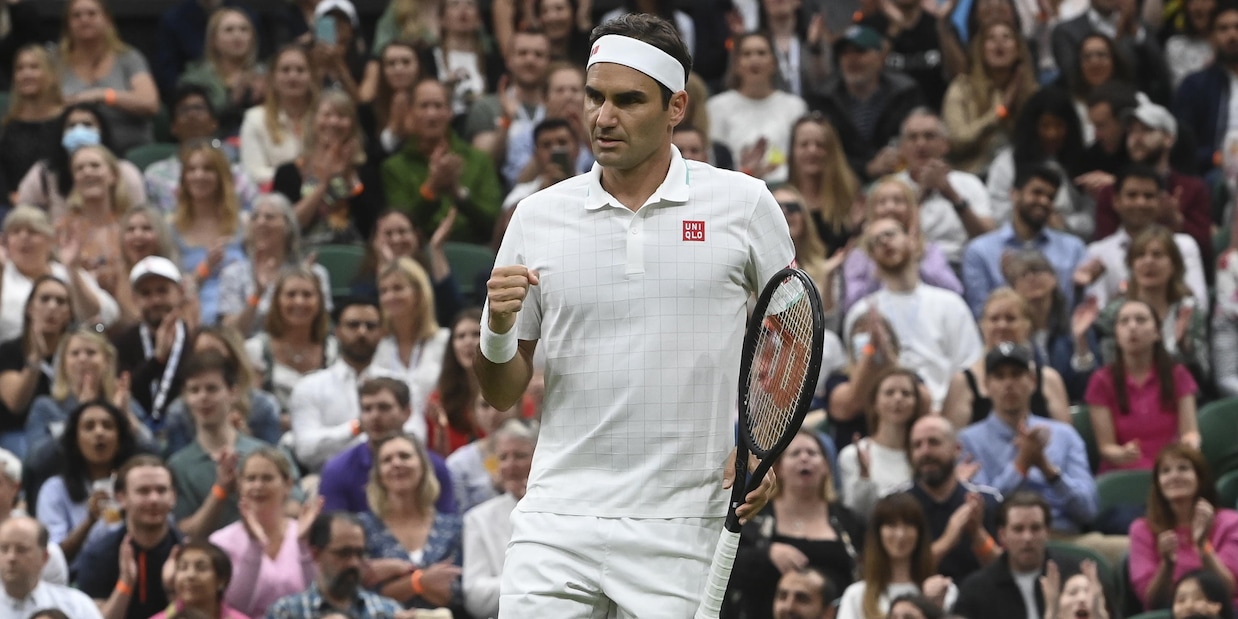 Wimbledon, Federer al secondo turno. Mannarino si ritira