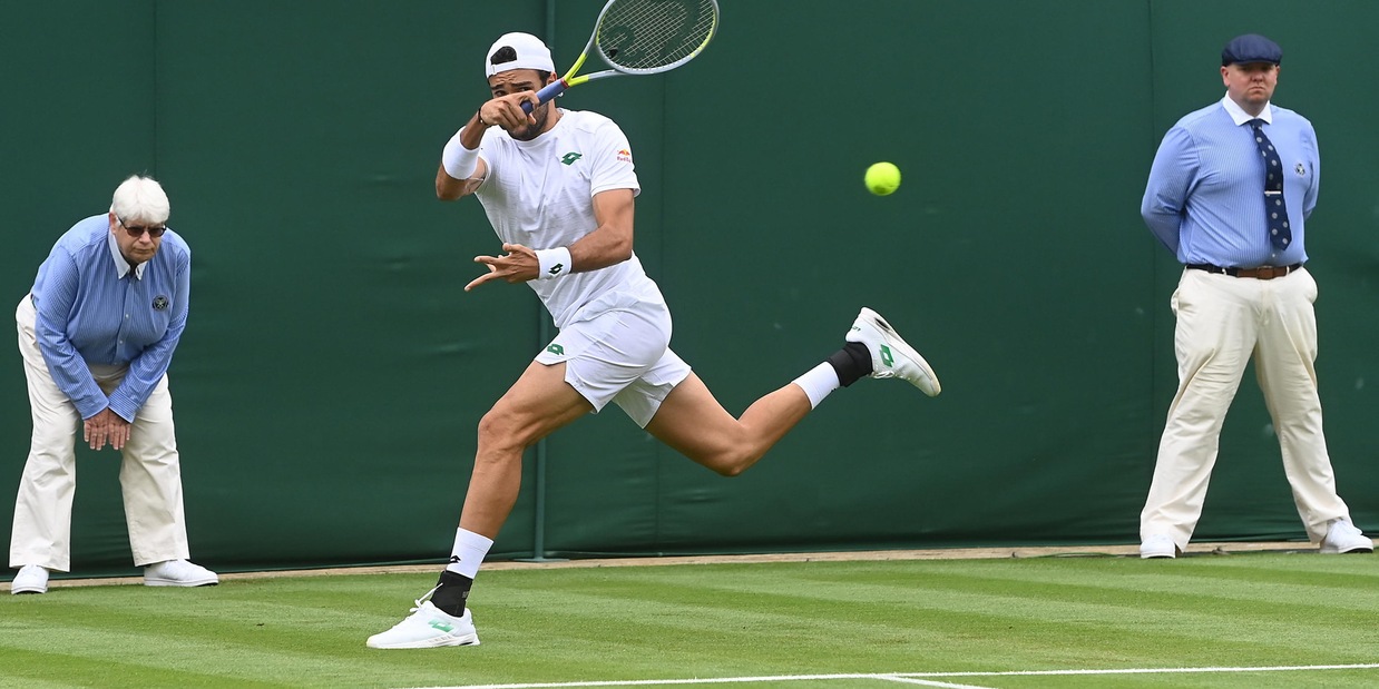 Wimbledon, Berrettini va di fretta: battuto Van De Zandschulp