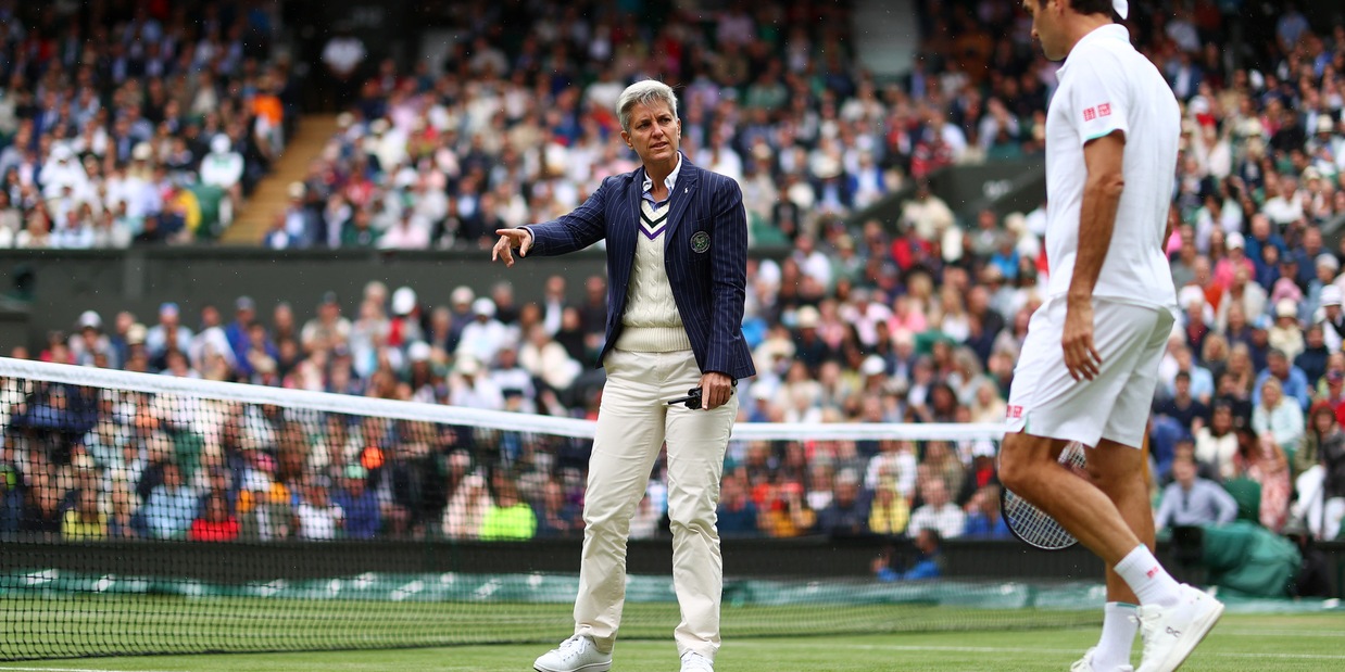Wimbledon, Cicak prima donna arbitro a dirigere la finale maschile