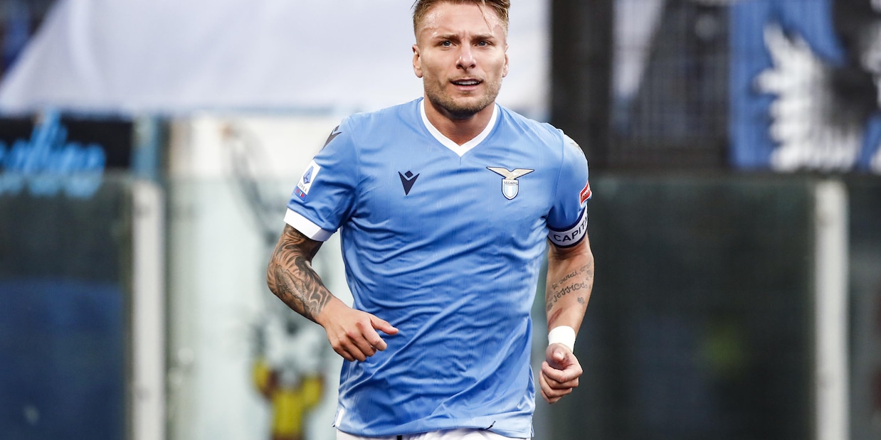 Lazio, problema al flessore per Immobile
