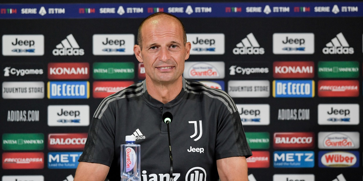 Spezia-Juve, Allegri: "De Ligt e Chiesa titolari, out Chiellini"