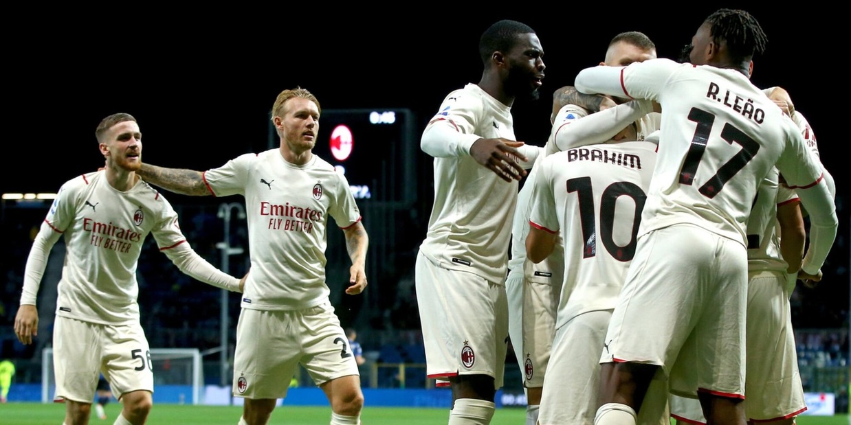 Atalanta-Milan 2-3: Calabria-Tonali-Leao, Pioli a -2 dal Napoli