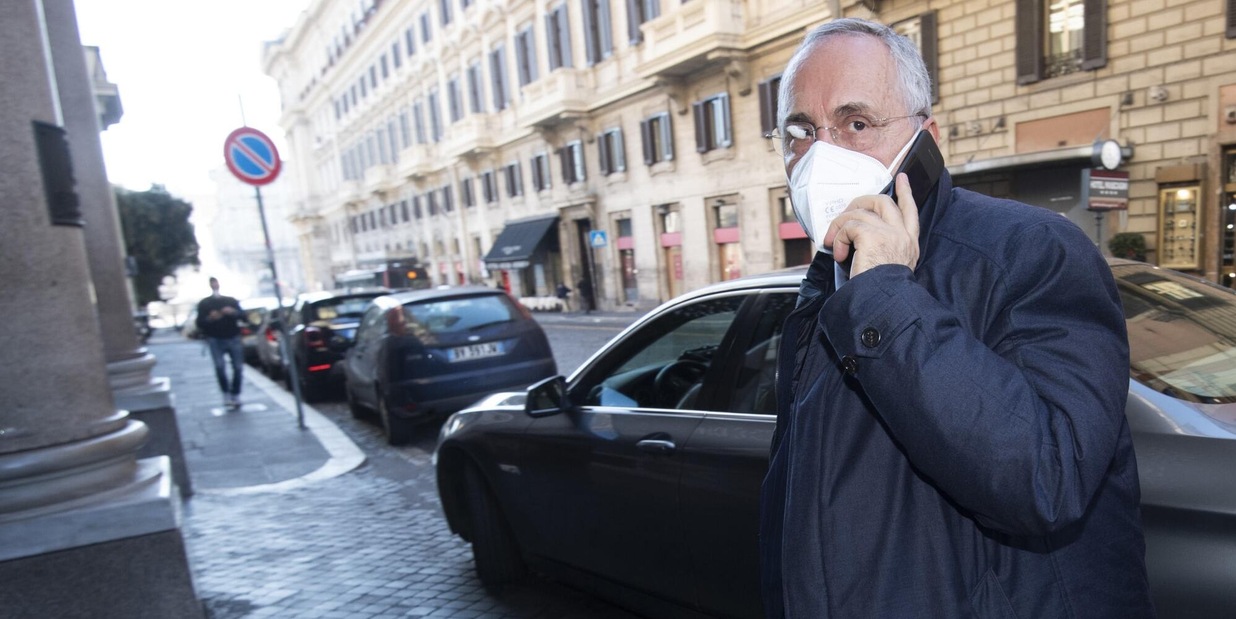 Caso tamponi Lazio: 12 mesi a Lotito