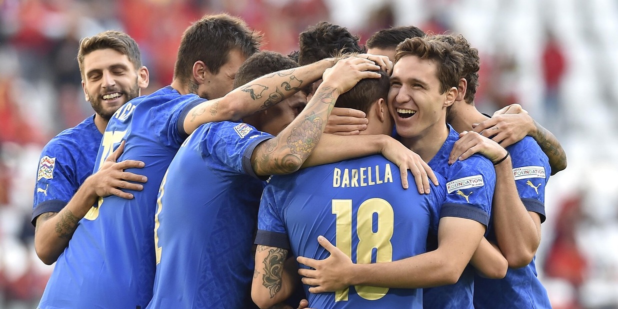 Pagelle Italia: lampo Barella, Chiesa a mille