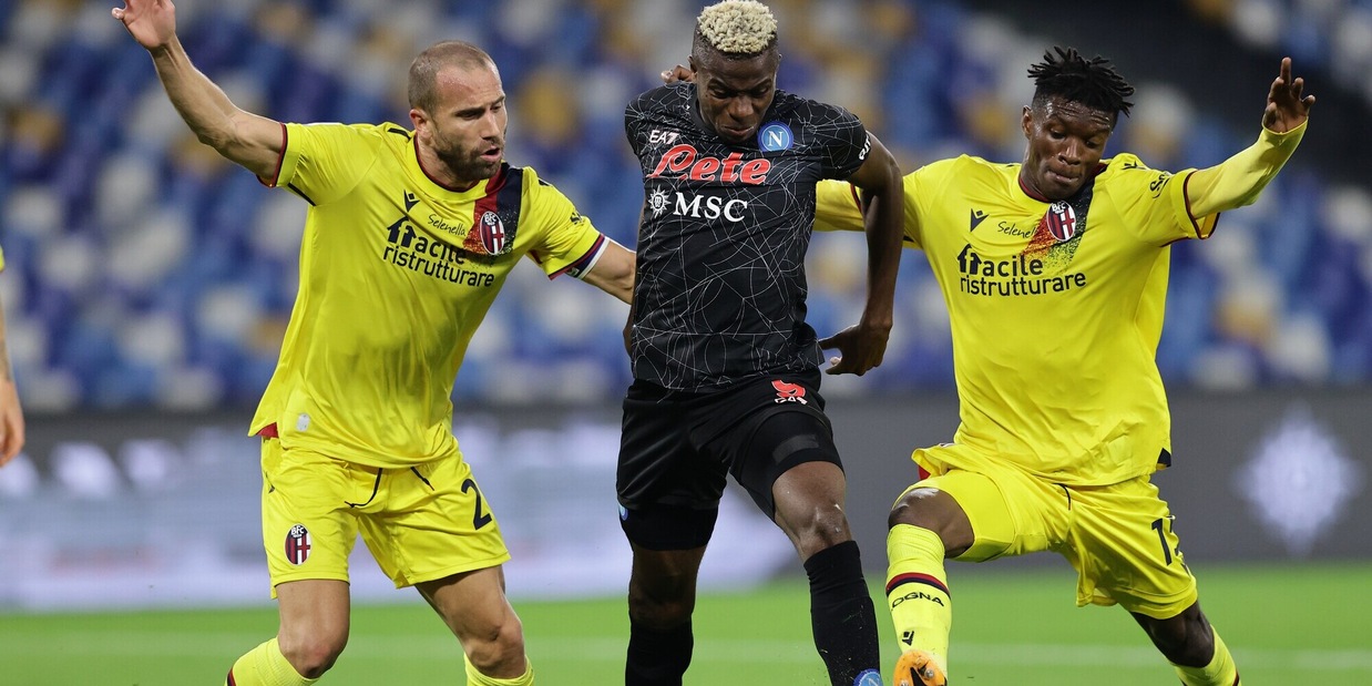 Moviola Napoli-Bologna, giusti i due rigori