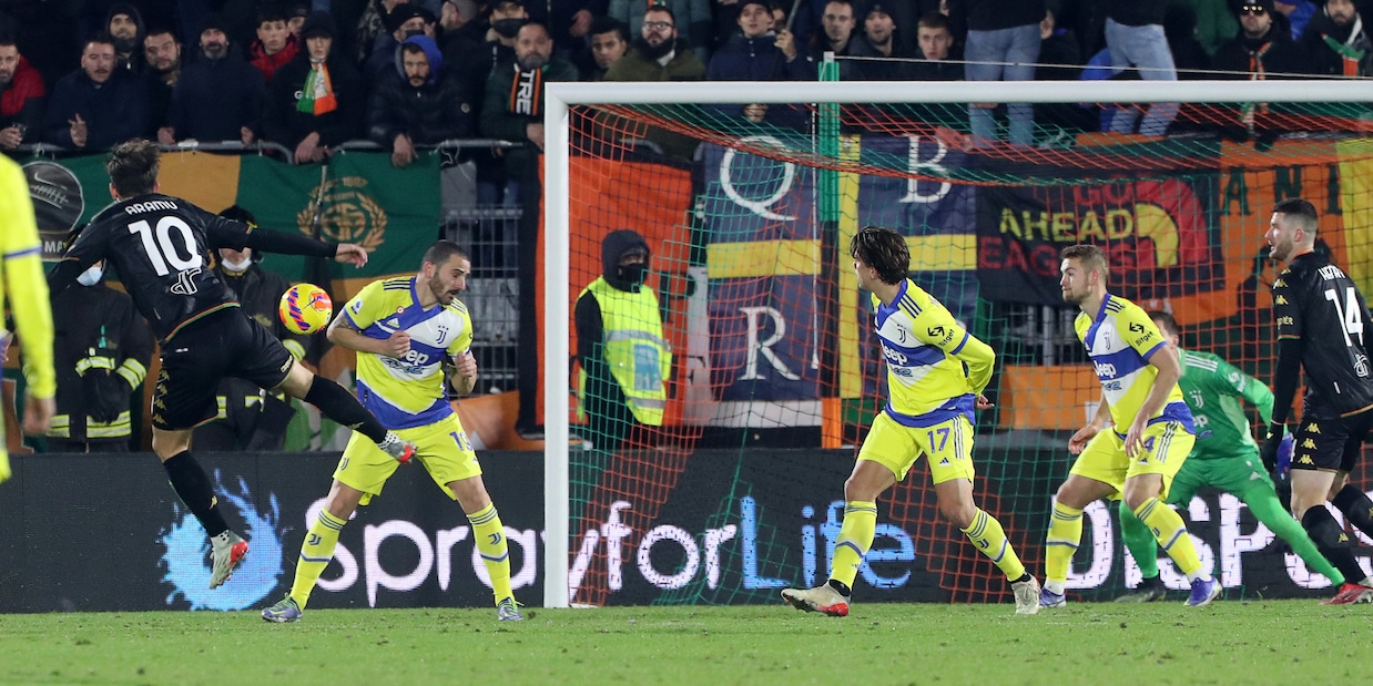 Venezia-Juve 1-1: tabellino, statistiche e marcatori