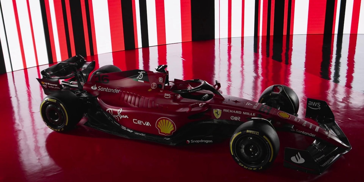 F1-75: presentata la nuova Ferrari per il mondiale 2022