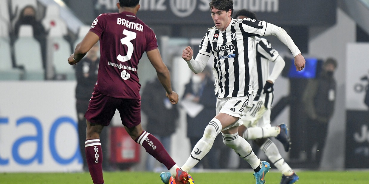Juve, Vlahovic: “Trasformiamo il dispiacere in furia combattiva”