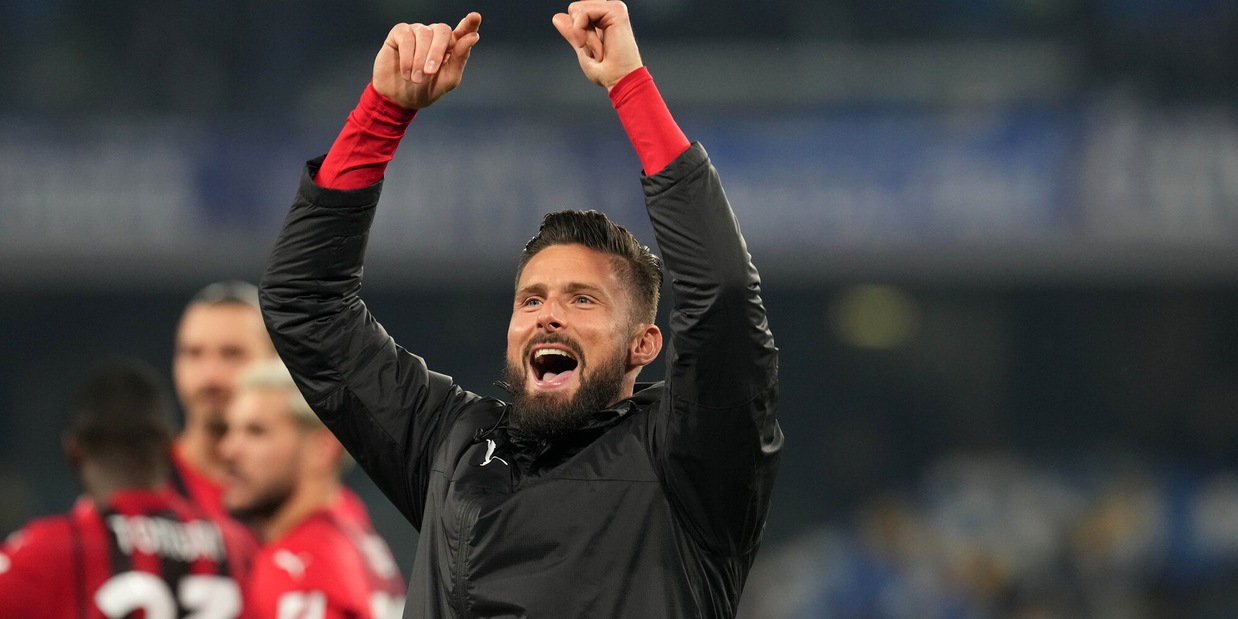 Giroud mostra le ferite sui social dopo Napoli: "No pain, no gain"