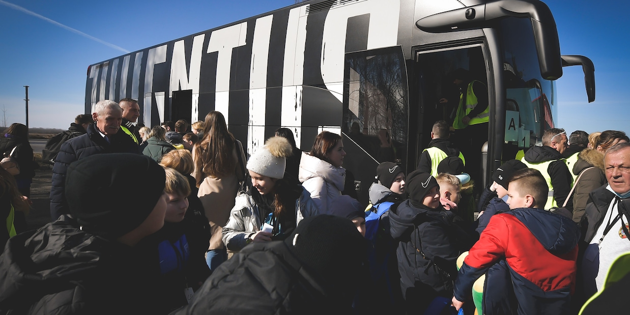 Juve, arrivati nel Cuneese 80 profughi ucraini