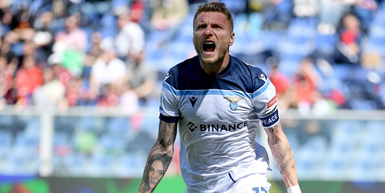 Genoa-Lazio 1-4: Immobile fa tripletta, seconda vittoria di fila per Sarri