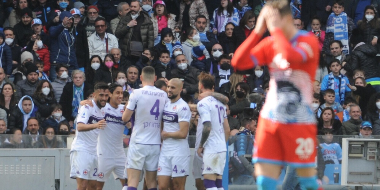 Napoli-Fiorentina 2-3: Spalletti, addio sogni scudetto