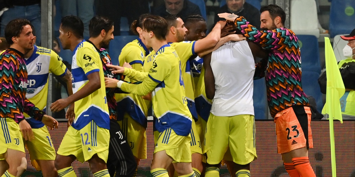 Sassuolo-Juventus 1-2: Dybala e Kean show, Allegri a -1 dal Napoli