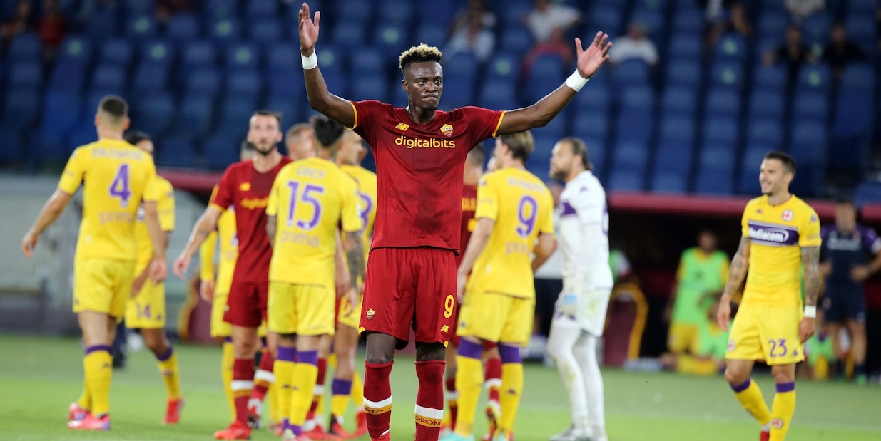 Roma-Fiorentina 3-1: doppietta di Veretout. Abraham, debutto super