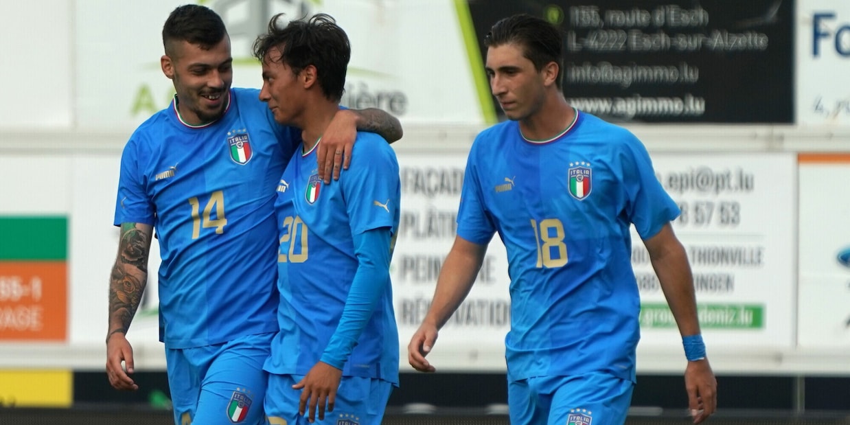 Lussemburgo-Italia U21 0-3: gol di Vignato, Pellegri e Gaetano, Nicolato resta in vetta