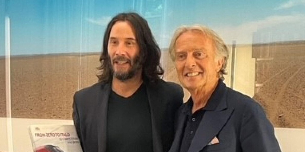 Montezemolo svela a Keanu Reeves i segreti della Formula 1