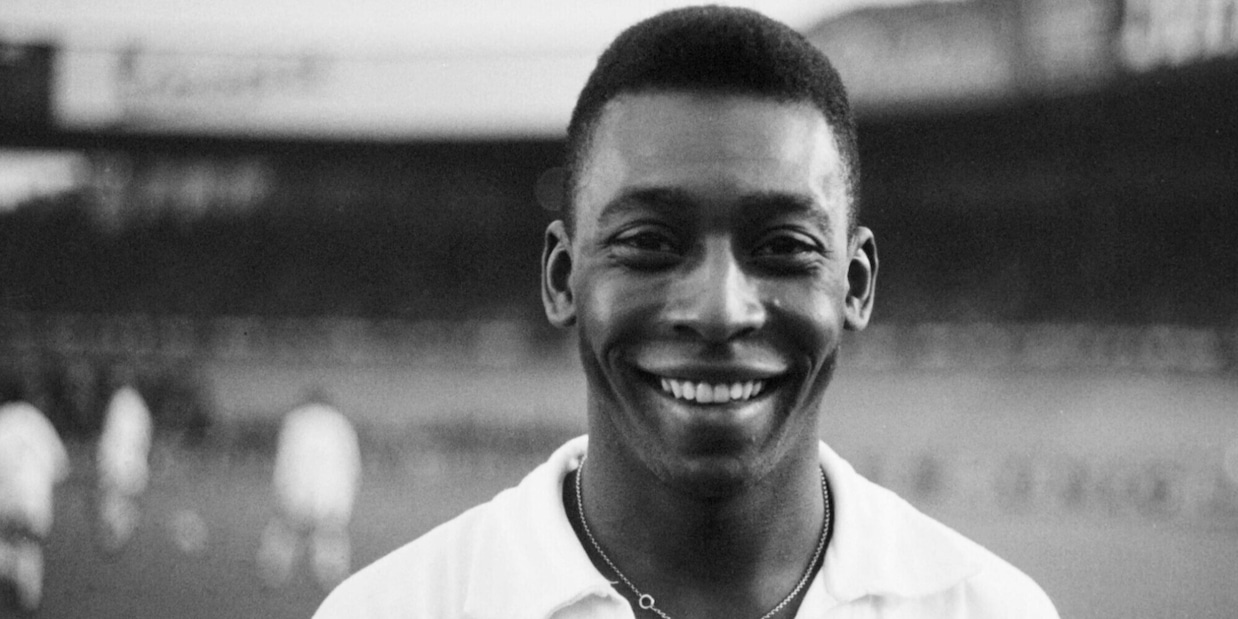 Pelé e il Santos in tournée con il genio