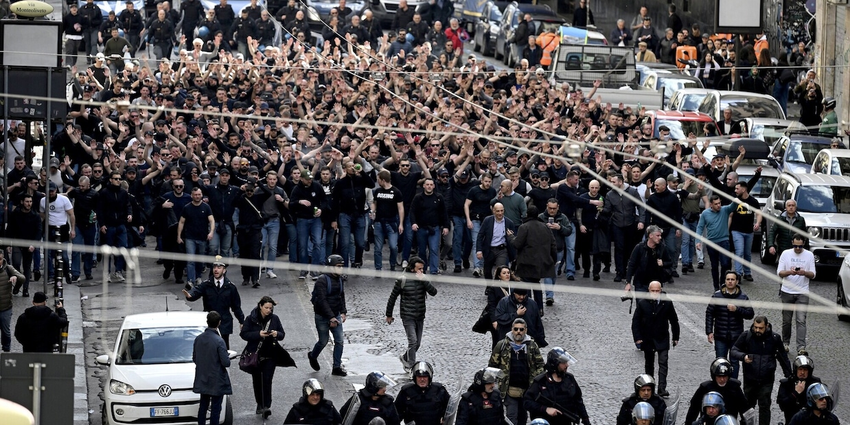 Napoli-Eintracht Francoforte: divieto di trasferta per i tifosi tedeschi