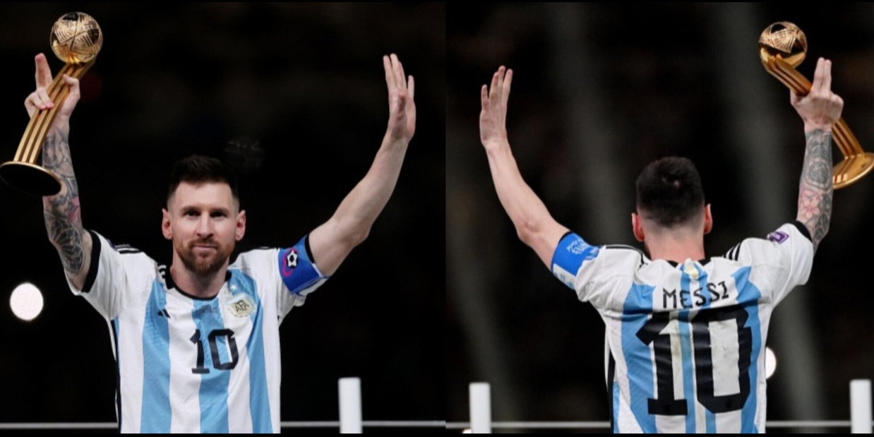 Maglia Adidas Argentina 2022-23 Finale Mondiale – Lionel Messi #10 – Maglia Da Casa Bianca