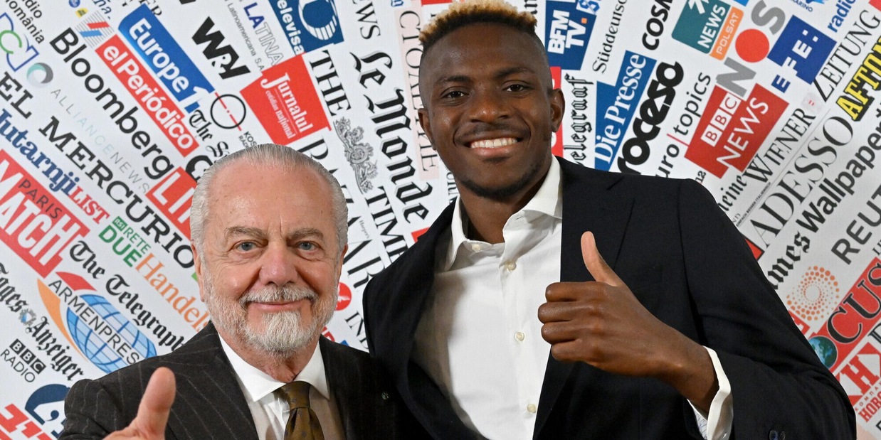 Napoli, De Laurentiis si ribella: tutto su Osimhen