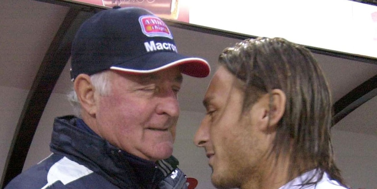 Totti in lacrime per la morte di Mazzone: il suo messaggio struggente