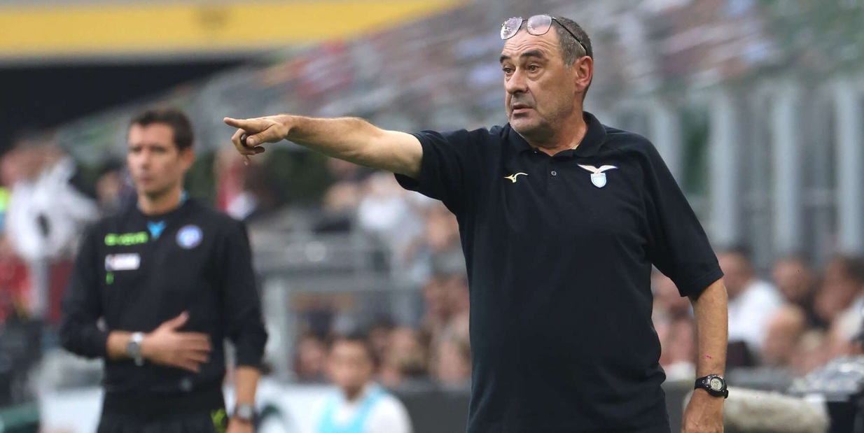 Lazio, Sarri e Lotito separati in cassa