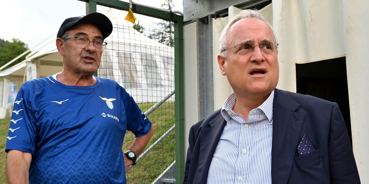 Lotito-Sarri, tregua Champions per la Lazio