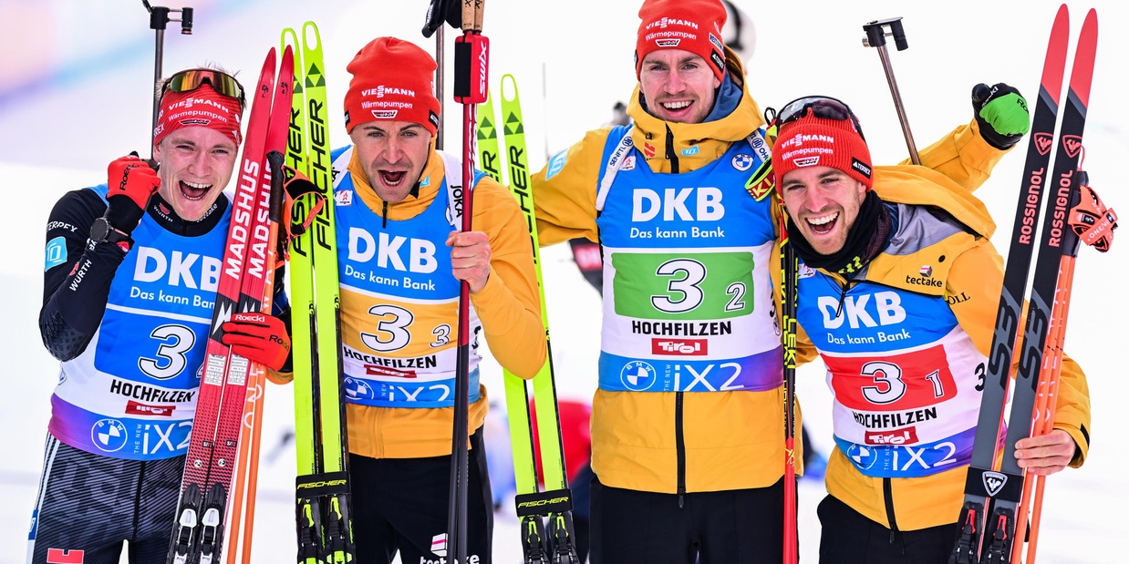 Biathlon, Italia quarta nella staffetta a Hochfilzen