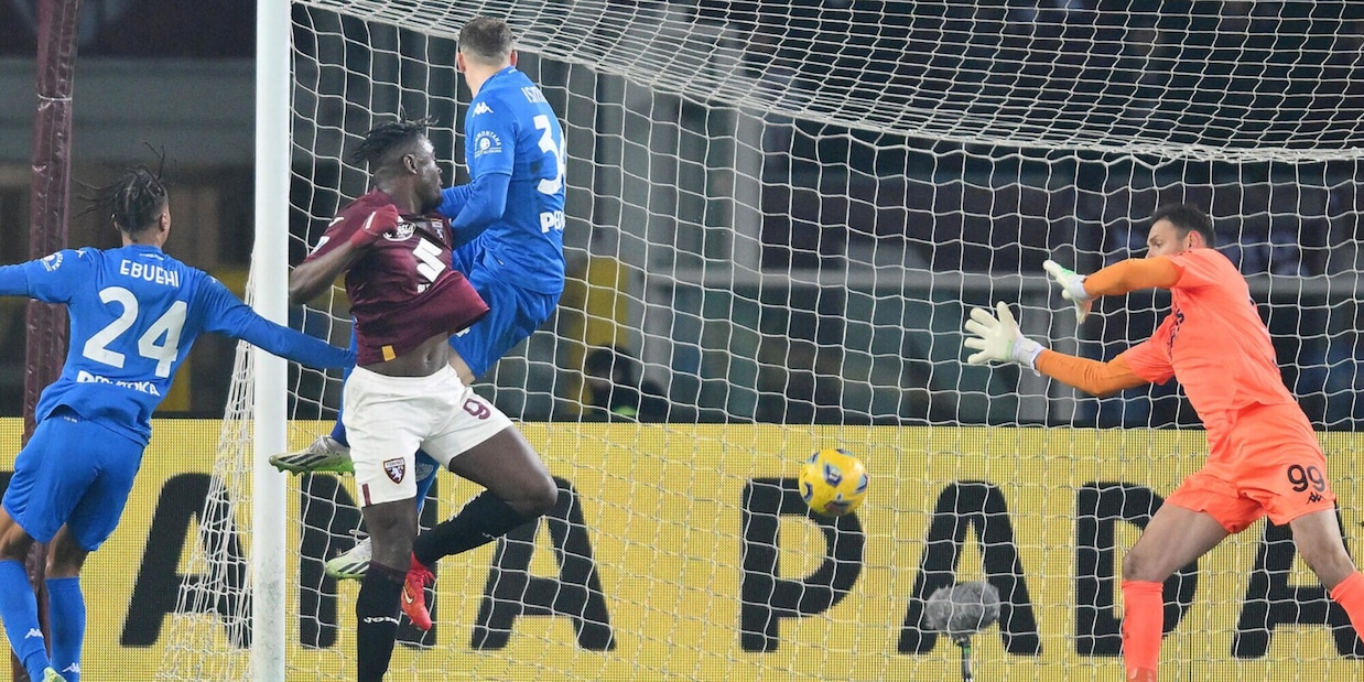 Torino-Empoli 1-0: Zapata condanna Andreazzoli